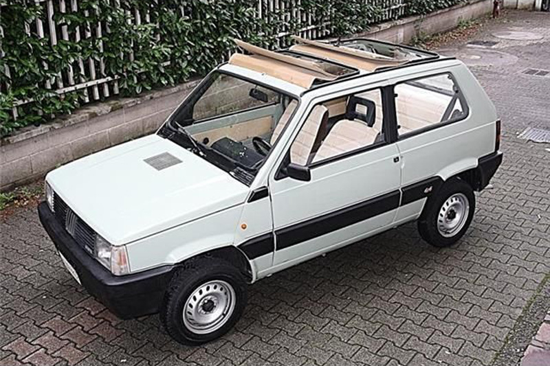 Fiat Panda 750 con tettuccio apribile